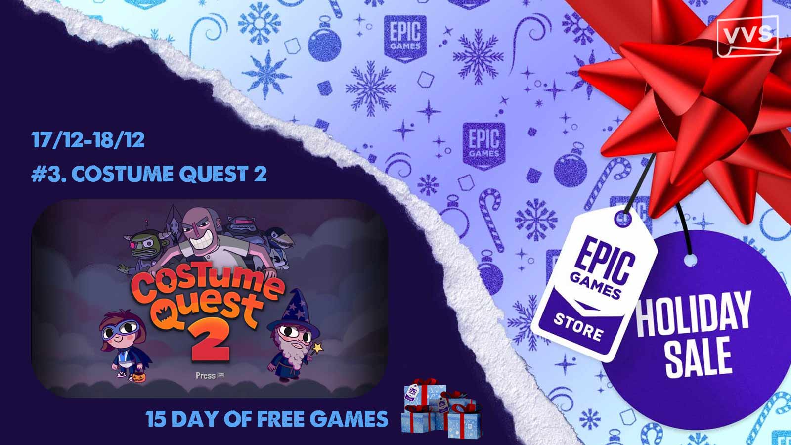 Epic Games Store miễn phí tựa game Costume Quest 2 trị giá 140 nghìn đồng