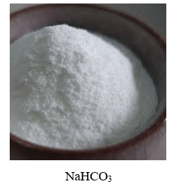 NaHCO3 + HCl → NaCl + CO2 + H2O