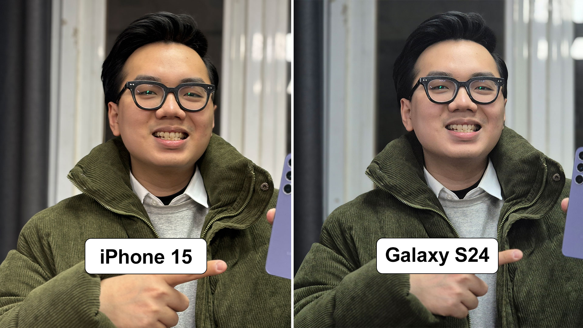 So sánh khả năng chụp ảnh của Galaxy S24 và iPhone 15