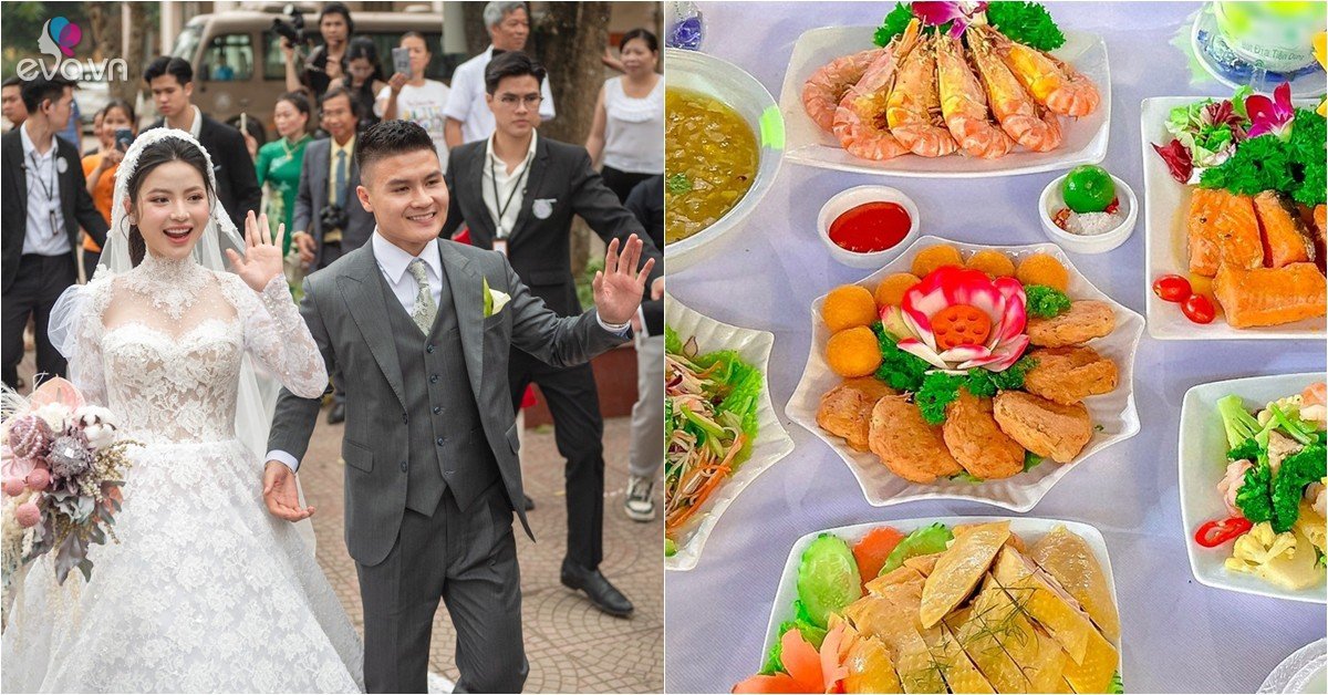 Cỗ cưới của Quang Hải - Thanh Huyền: Bị dân mạng hiểu lầm và chê thiếu sót, menu chính thức đầy đủ 12 món 