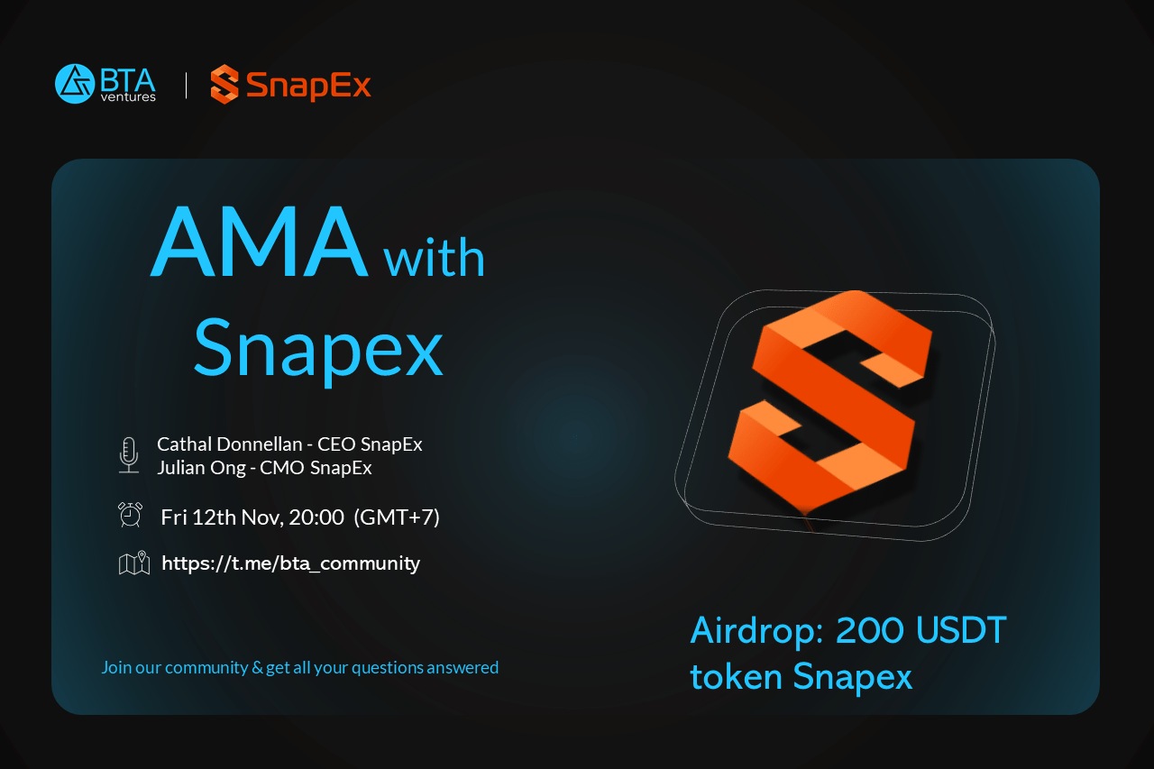 SnapEx chuẩn bị ra mắt token SNAP và hàng loạt tính năng mới