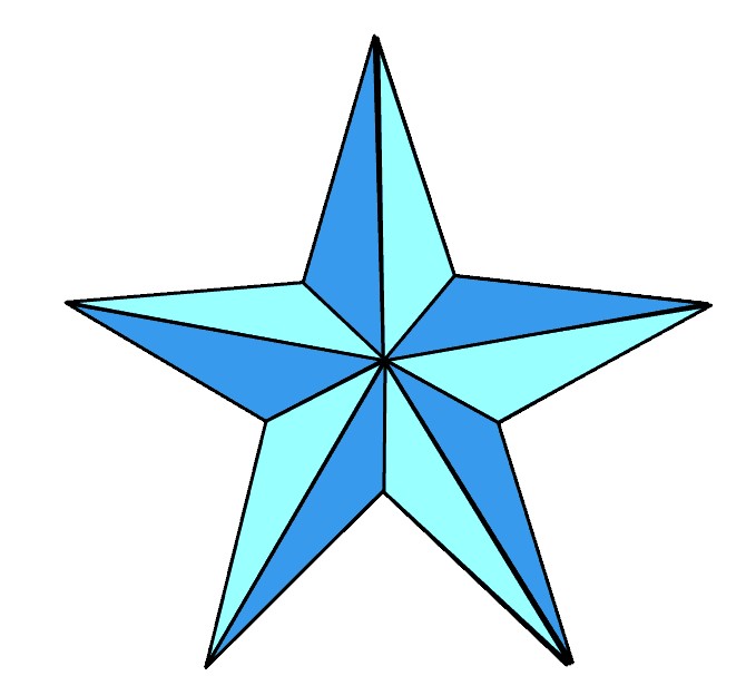 cách vẽ ngôi sao 6